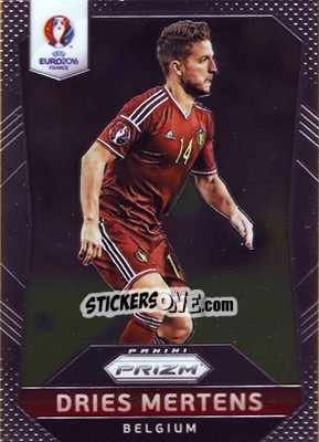 Sticker Dries Mertens - UEFA Euro 2016 Prizm - Panini