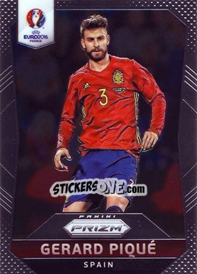 Sticker Gerard Pique - UEFA Euro 2016 Prizm n. 38 - Panini