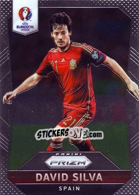 Sticker David Silva - UEFA Euro 2016 Prizm n. 40 - Panini