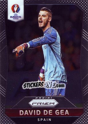 Sticker David de Gea - UEFA Euro 2016 Prizm n. 43 - Panini
