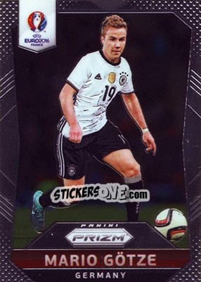Sticker Mario Gotze - UEFA Euro 2016 Prizm n. 49 - Panini