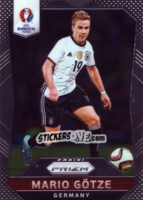 Sticker Mario Gotze - UEFA Euro 2016 Prizm - Panini