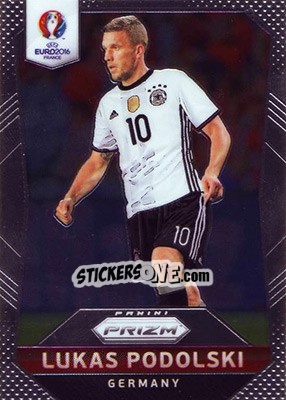 Sticker Lukas Podolski - UEFA Euro 2016 Prizm n. 52 - Panini