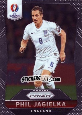 Figurina Phil Jagielka - UEFA Euro 2016 Prizm - Panini