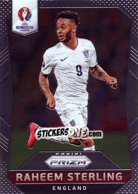 Cromo Raheem Sterling - UEFA Euro 2016 Prizm - Panini