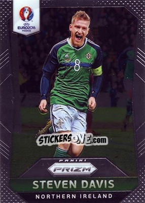 Sticker Steven Davis - UEFA Euro 2016 Prizm n. 66 - Panini
