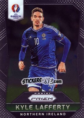 Sticker Kyle Lafferty - UEFA Euro 2016 Prizm n. 67 - Panini