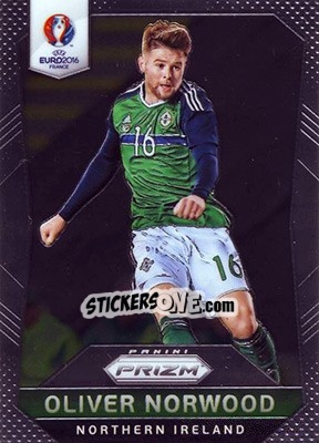 Sticker Oliver Norwood - UEFA Euro 2016 Prizm n. 72 - Panini