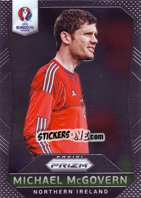 Sticker Michael McGovern - UEFA Euro 2016 Prizm n. 74 - Panini