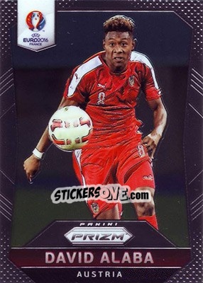 Sticker David Alaba - UEFA Euro 2016 Prizm n. 76 - Panini