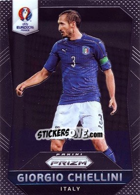 Sticker Giorgio Chiellini - UEFA Euro 2016 Prizm n. 90 - Panini