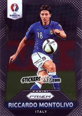 Figurina Riccardo Montolivo - UEFA Euro 2016 Prizm - Panini