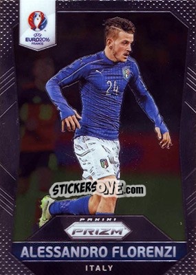 Sticker Alessandro Florenzi - UEFA Euro 2016 Prizm - Panini