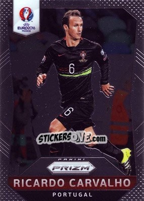 Sticker Ricardo Carvalho - UEFA Euro 2016 Prizm n. 102 - Panini