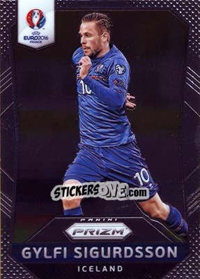 Sticker Gylfi Sigurdsson - UEFA Euro 2016 Prizm n. 108 - Panini