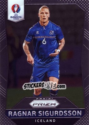 Sticker Ragnar Sigurdsson - UEFA Euro 2016 Prizm n. 111 - Panini