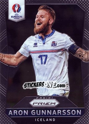 Sticker Aron Gunnarsson - UEFA Euro 2016 Prizm n. 112 - Panini