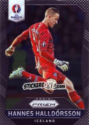 Sticker Hannes Halldorsson - UEFA Euro 2016 Prizm n. 113 - Panini