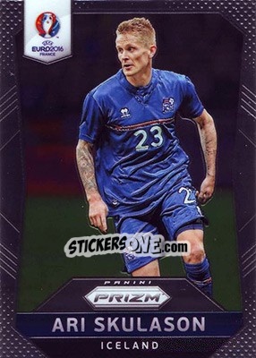 Sticker Ari Skulason - UEFA Euro 2016 Prizm n. 117 - Panini