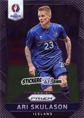 Cromo Ari Skulason - UEFA Euro 2016 Prizm - Panini