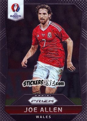 Sticker Joe Allen - UEFA Euro 2016 Prizm n. 122 - Panini