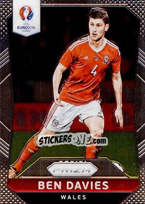 Sticker Ben Davies - UEFA Euro 2016 Prizm n. 126 - Panini