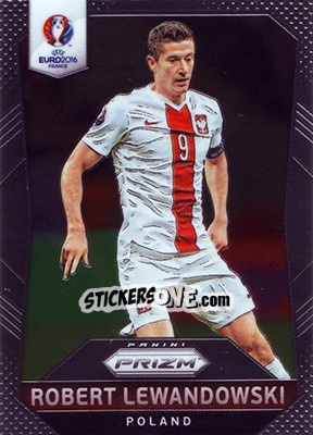 Sticker Robert Lewandowski - UEFA Euro 2016 Prizm n. 138 - Panini