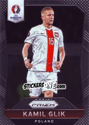 Sticker Kamil Glik - UEFA Euro 2016 Prizm n. 142 - Panini