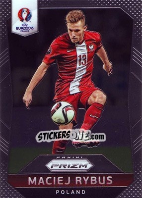 Cromo Maciej Rybus - UEFA Euro 2016 Prizm - Panini