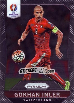 Cromo Gokhan Inler - UEFA Euro 2016 Prizm - Panini