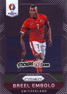 Figurina Breel Embolo - UEFA Euro 2016 Prizm - Panini