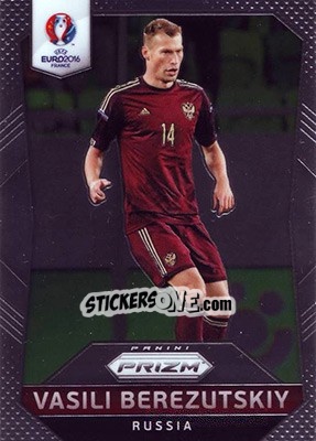 Sticker Vasili Berezutski - UEFA Euro 2016 Prizm n. 178 - Panini