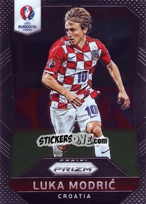 Sticker Luka Modric - UEFA Euro 2016 Prizm n. 180 - Panini