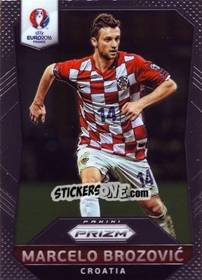 Figurina Marcelo Brozovic - UEFA Euro 2016 Prizm - Panini