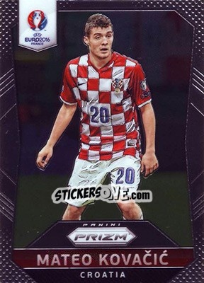 Sticker Mateo Kovacic - UEFA Euro 2016 Prizm n. 188 - Panini