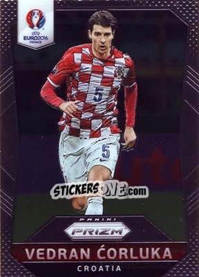 Sticker Vedran Corluka - UEFA Euro 2016 Prizm n. 189 - Panini