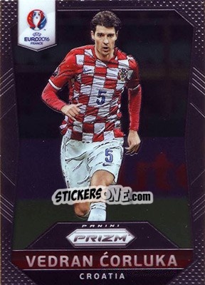 Cromo Vedran Corluka - UEFA Euro 2016 Prizm - Panini