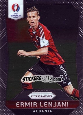 Sticker Ermir Lenjani - UEFA Euro 2016 Prizm n. 195 - Panini