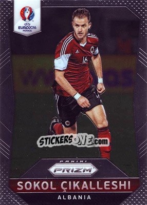 Sticker Sokol Cikalleshi - UEFA Euro 2016 Prizm - Panini