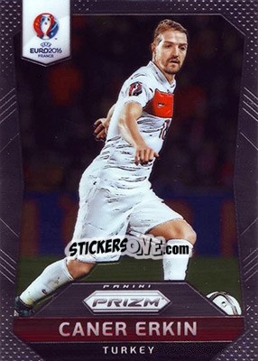 Figurina Caner Erkin - UEFA Euro 2016 Prizm n. 208 - Panini