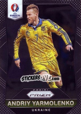 Sticker Andriy Yarmolenko - UEFA Euro 2016 Prizm n. 210 - Panini