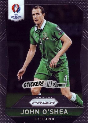 Figurina John O'Shea - UEFA Euro 2016 Prizm - Panini