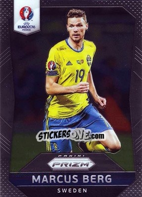 Figurina Marcus Berg - UEFA Euro 2016 Prizm - Panini