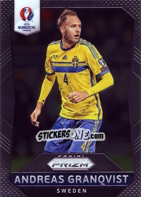 Cromo Andreas Granqvist - UEFA Euro 2016 Prizm - Panini