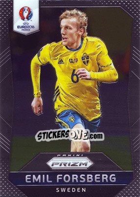 Sticker Emil Forsberg - UEFA Euro 2016 Prizm n. 250 - Panini