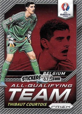 Sticker Thibaut Courtois - UEFA Euro 2016 Prizm n. AQ-1 - Panini