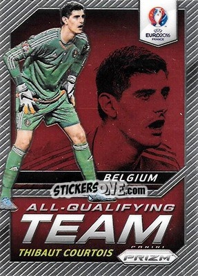 Sticker Thibaut Courtois - UEFA Euro 2016 Prizm - Panini