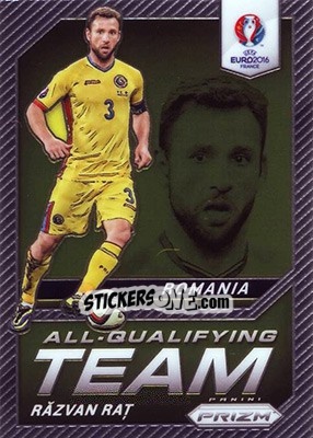 Sticker Razvan Rat - UEFA Euro 2016 Prizm n. AQ-2 - Panini