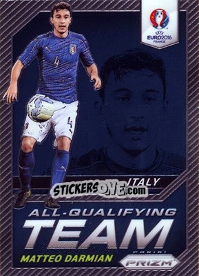 Sticker Matteo Darmian - UEFA Euro 2016 Prizm n. AQ-5 - Panini