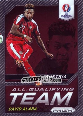 Figurina David Alaba - UEFA Euro 2016 Prizm - Panini